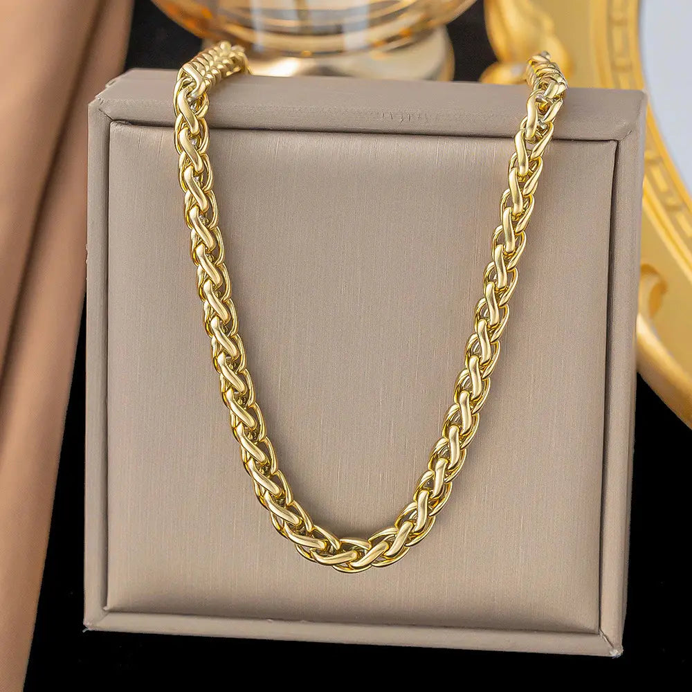 Collier  en titane et acier tendance