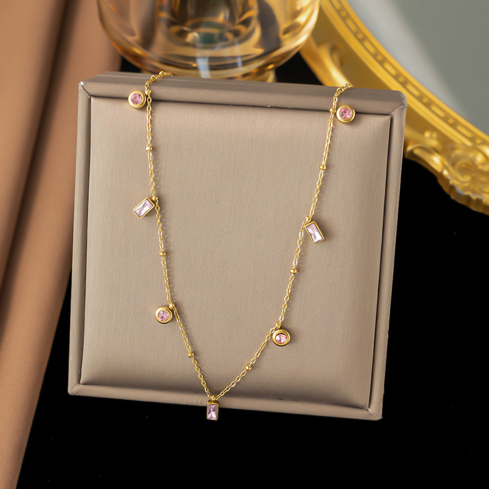 Collier  en titane et acier tendance