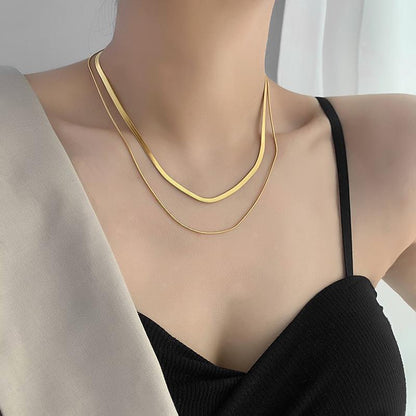 Collier  en titane et acier tendance