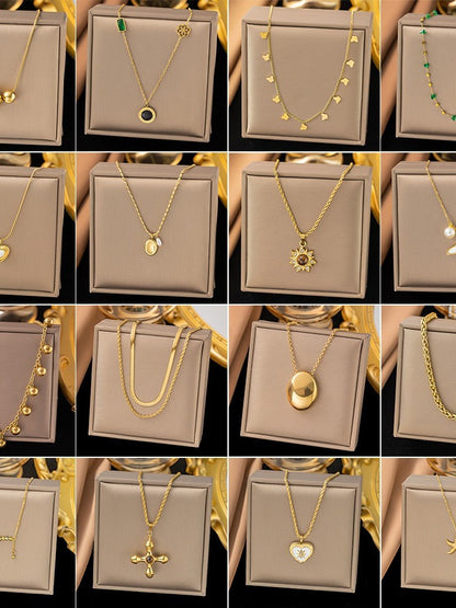 Collier  en titane et acier tendance