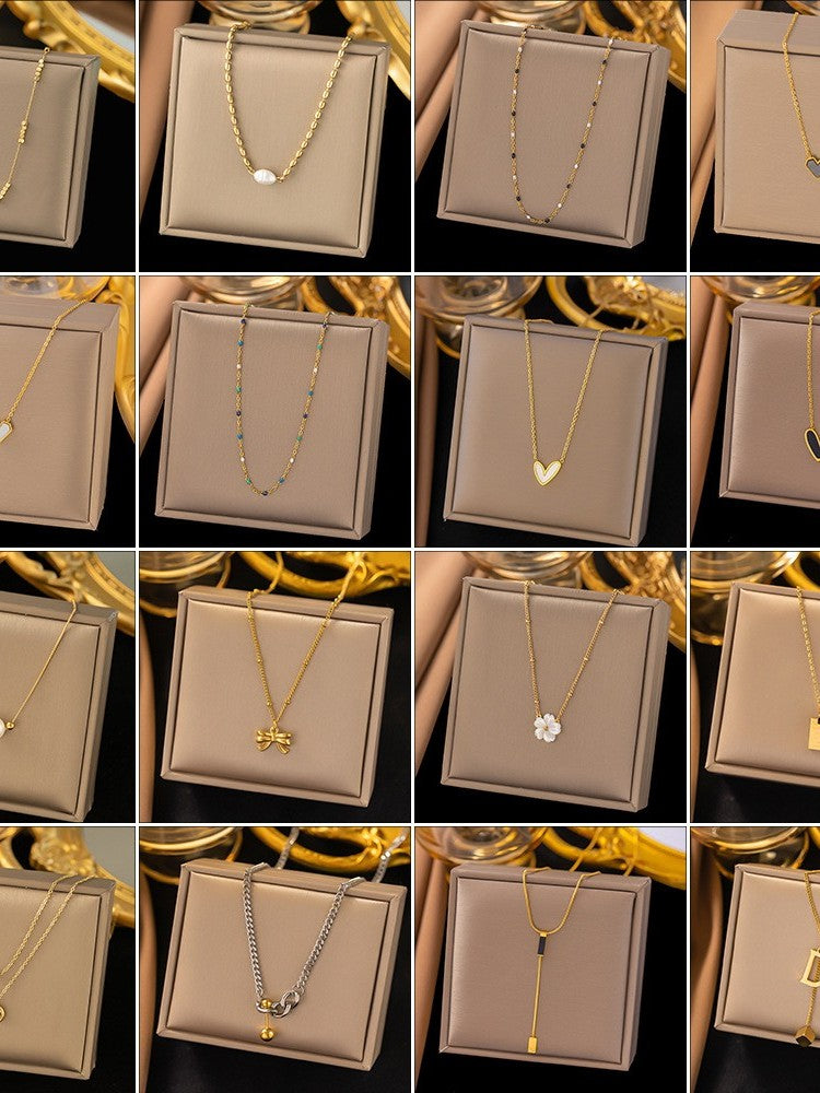 Collier  en titane et acier tendance