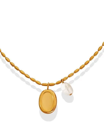 Collier  en titane et acier tendance