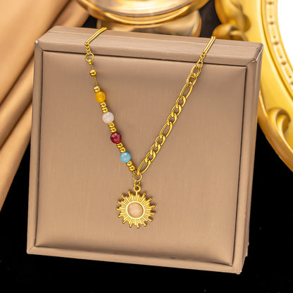 Collier  en titane et acier tendance