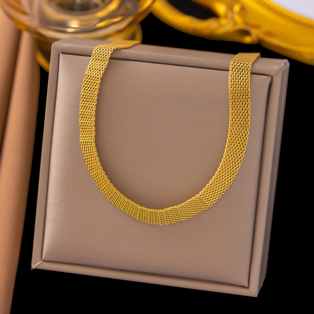 Collier  en titane et acier tendance