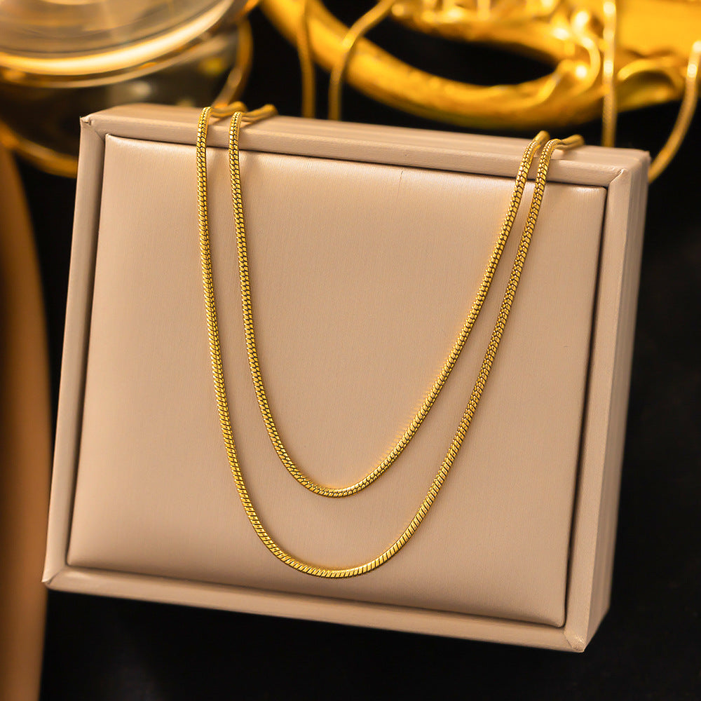 Collier  en titane et acier tendance